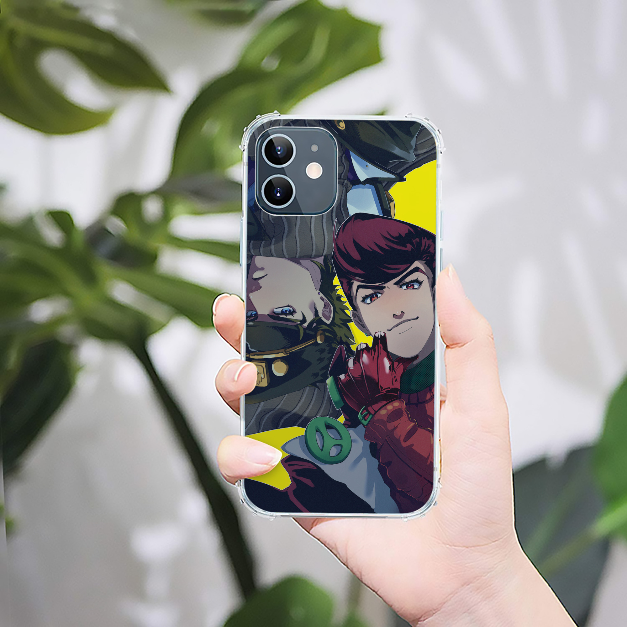 （画像用） ジョジョの奇妙な冒険 JoJo's Bizarre Adventure 【iPhone 12シリーズ対応】透明スマホケース（クリアソフトケース）